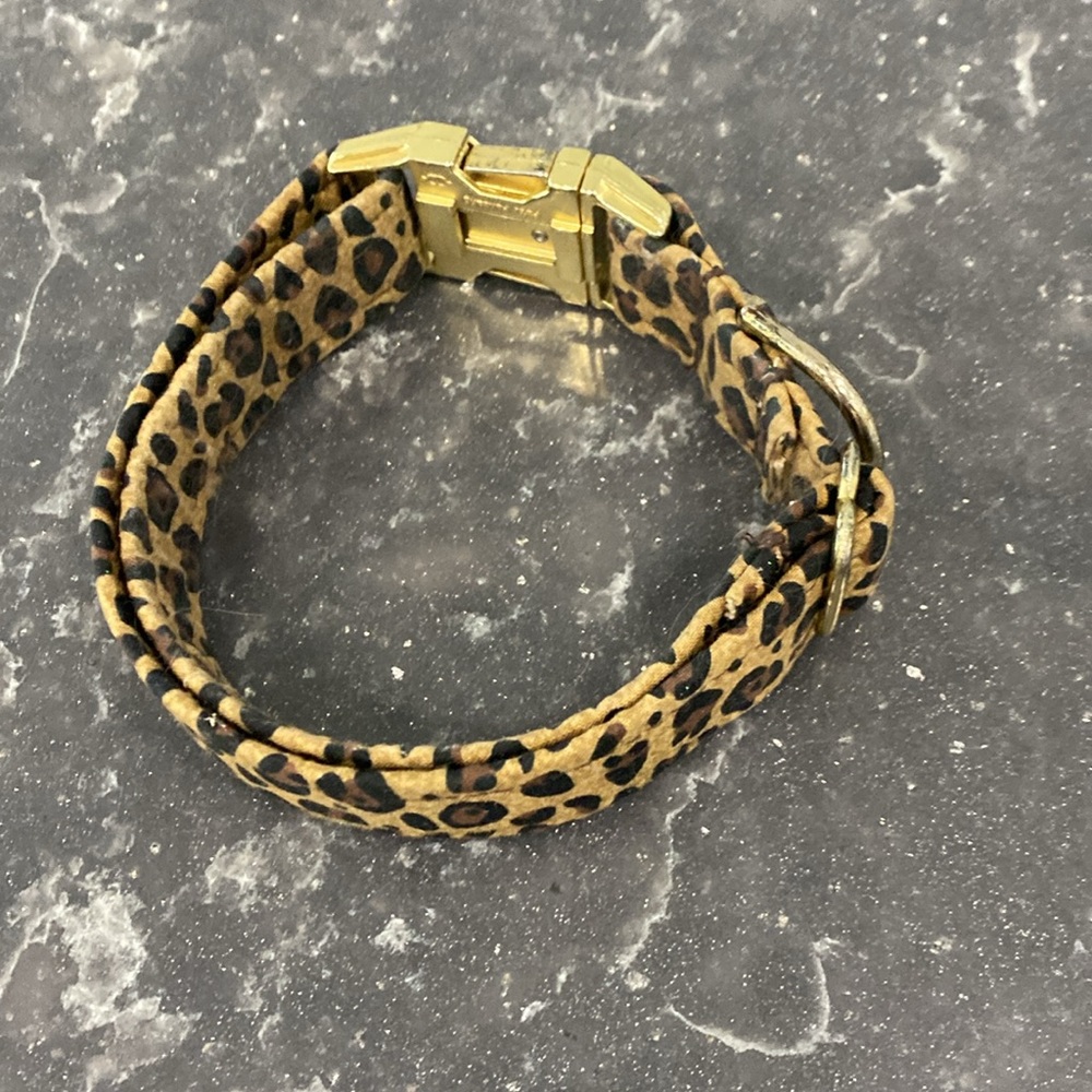 Brown leopard collar - Picture 4 of 4